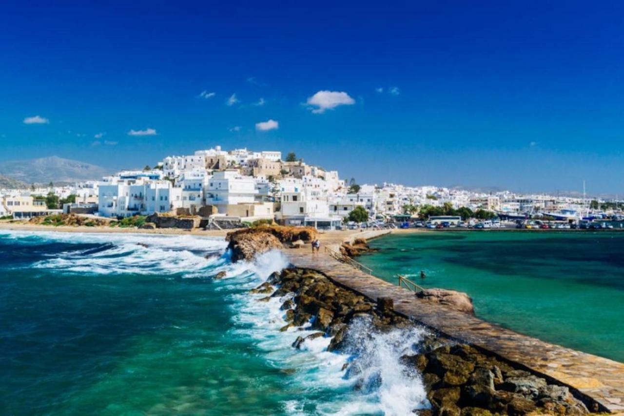 Independent Agapitos Apart , 2Bdrm, Private Patio Naxos City المظهر الخارجي الصورة